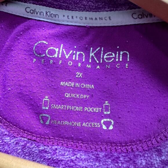 Calvin Klein Performance Fleece Jacket Sz 2X - Picture 5 of 7